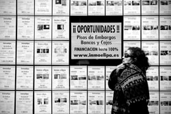 Víctimas de los desahucios. Par Olmo Calvo