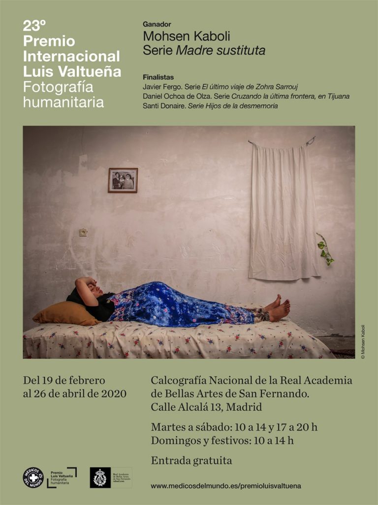 Cartel Exposición Premio Luis Valtueña 2019 en la Calcografía Nacional, Madrid.