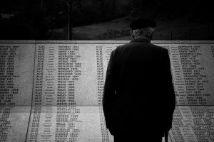 Monumento al genocidio de Srebrenica-Potocari (Bosnia,1995).