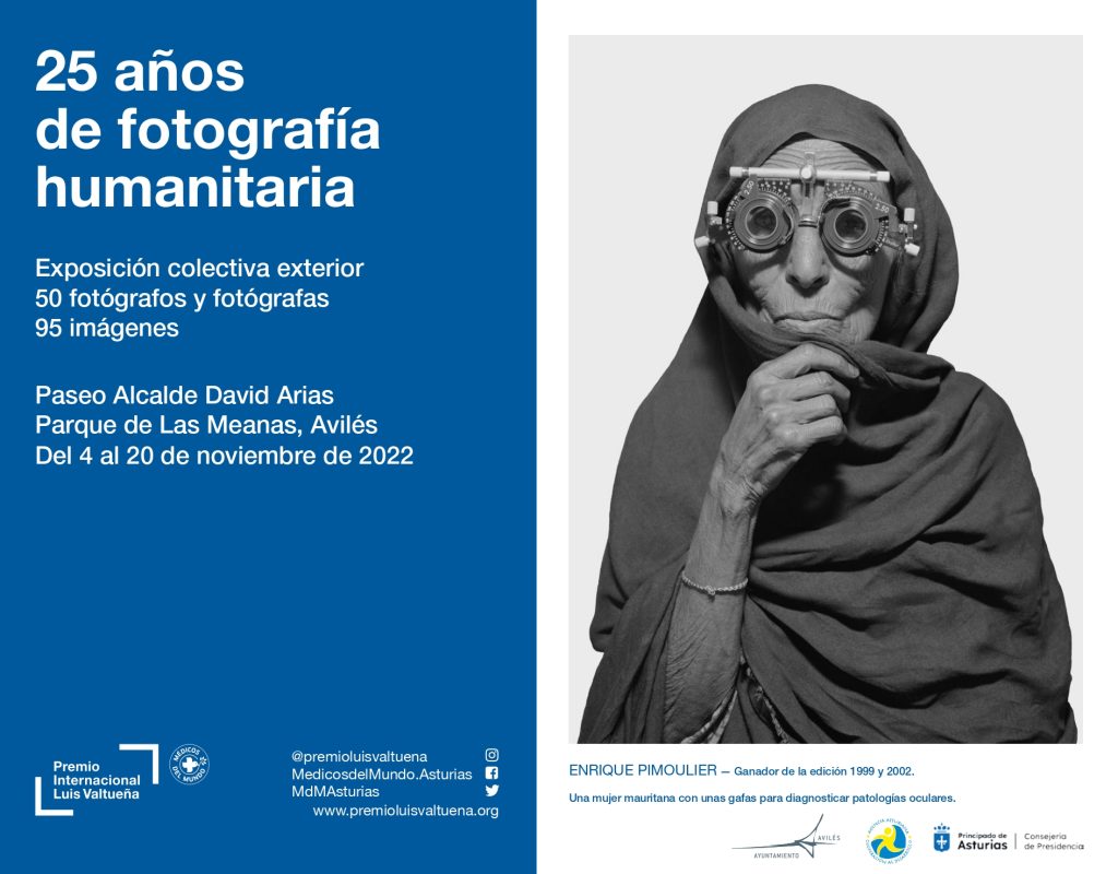 Inauguración de la exposición 25 años de fotografía humanitaria en Avilés.