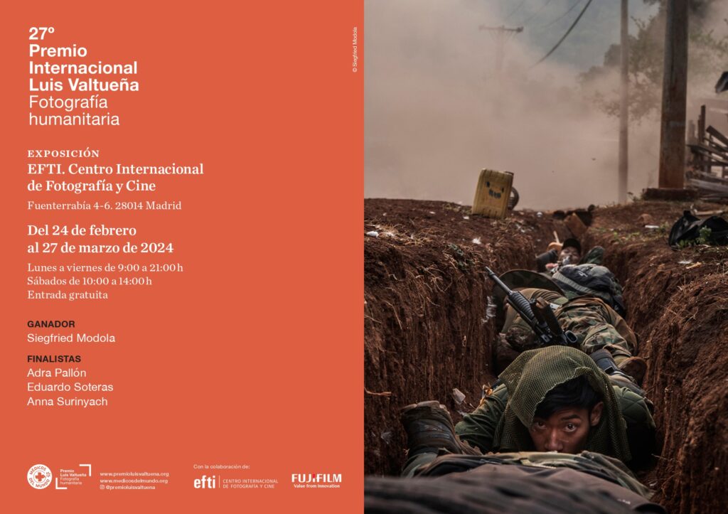 Cartel de la 27º exposición del Premio Internacional Luis Valtueña